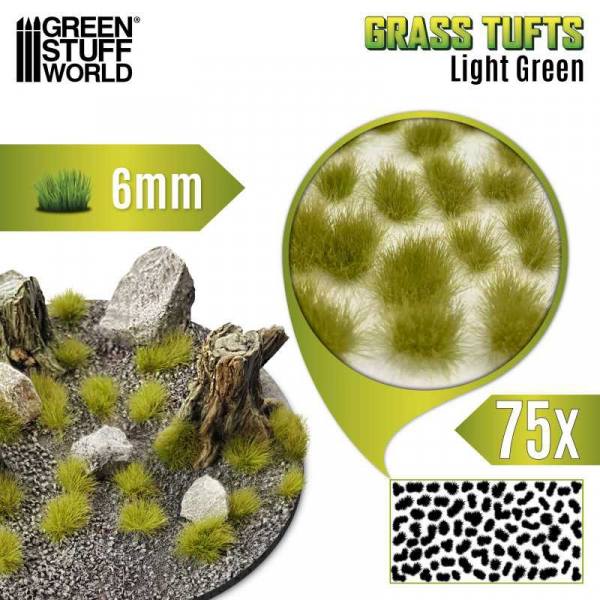 10674 - Green Stuff World - Grass Tuft - Light Green
