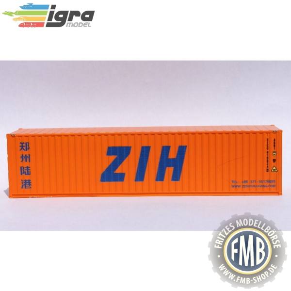 96020019-5 - Igra - 40ft. Highcube Container "ZIH - CICU8199343"