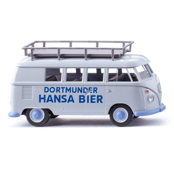 079743 - Wiking - Volkswagen VW T1 Bus mit Dachträger (1963-67) "Hansa Bier"