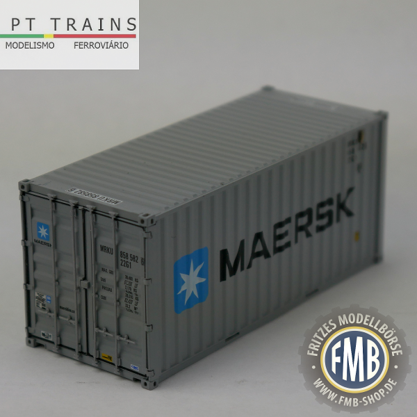 820003.4 - PT-Trains - 20ft. Container "Maersk - MRKU8924370"